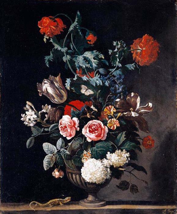 Abraham jansz.begeyn Flowers in a Stone Vase Spain oil painting art